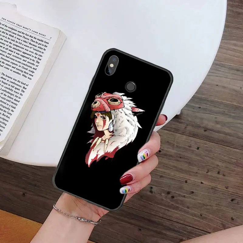 

Japanese Anime Princess Mononoke Phone Case For Xiaomi Redmi note 7 8 9 t k30 max3 9 s 10 pro lite