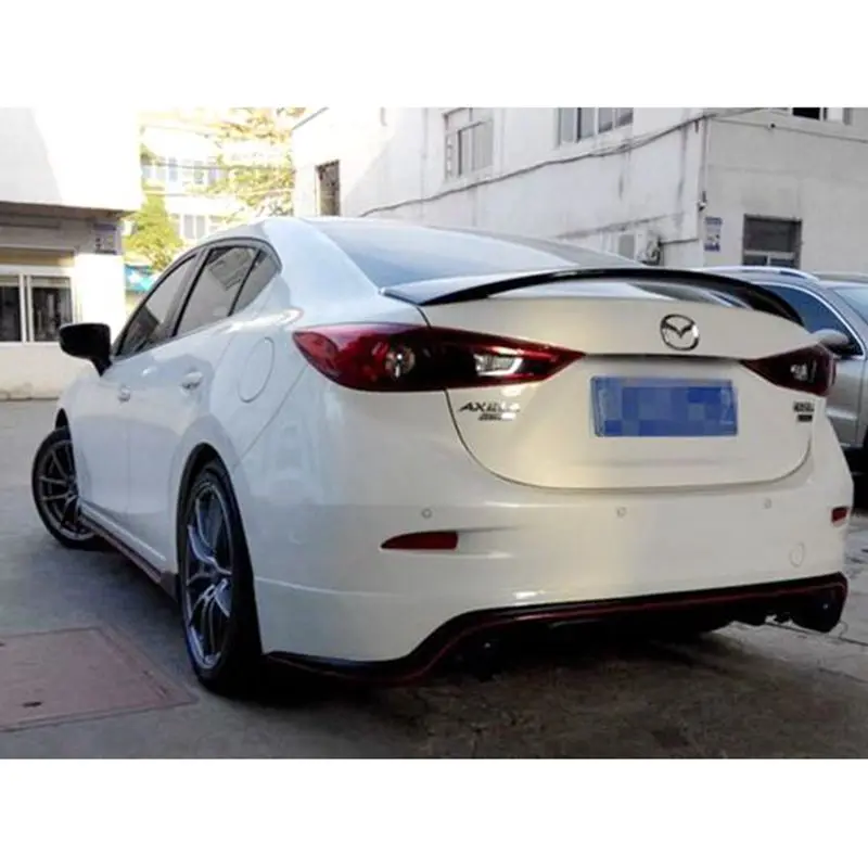 Задний спойлер из АБС-пластика для Mazda 3 Axela sedan 4 door 2014 2015 2016 2017
