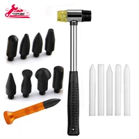 15pcs paintless dent removal tap down tools dent rubber hammer auto body diy dent fix tools