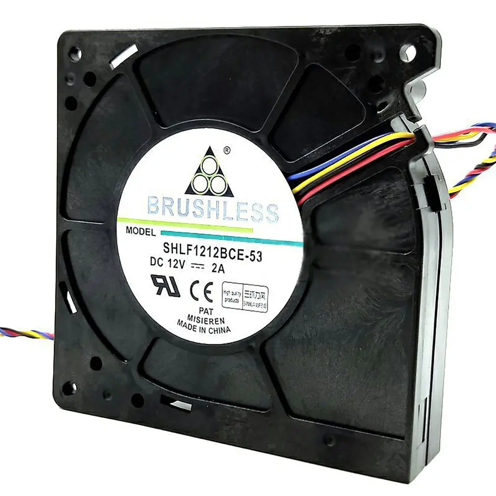 

12032 12V 2.0A Large Air Volume High Speed 4 Pin Industrial Speed Measurement Turbo Blower Drier Cooling Fan