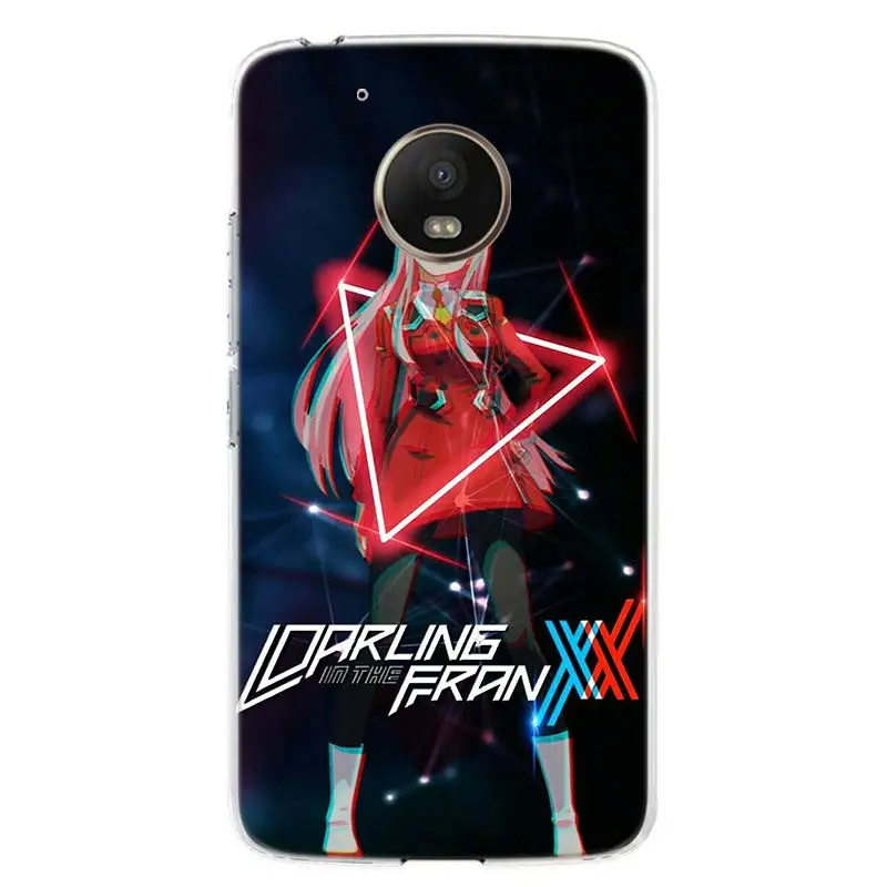Чехол для телефона Zero Two Darling in the FraXX Motorola Moto G9 G8 G7 G6 G5S E6 E5 Plus Play Power EU One Action Macro Print Cover