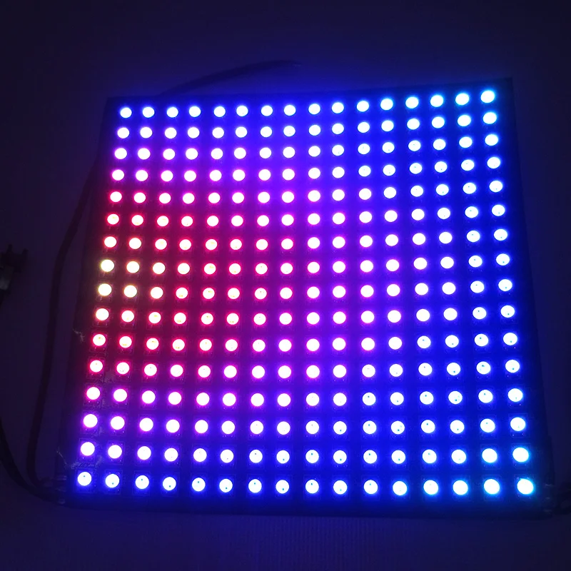 

Wholesale WS2812B Panel Screen 8*8/16*16/8*32 Pixel DC5V Full Color 256 Pixels Digital Programmed Addressable led strip Screen