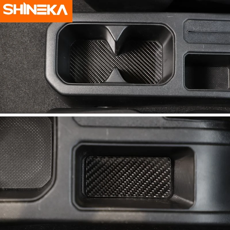 Внутренние молдинги Shineka для Suzuki Jimny 2019 + подлокотник подстаканник коврик из
