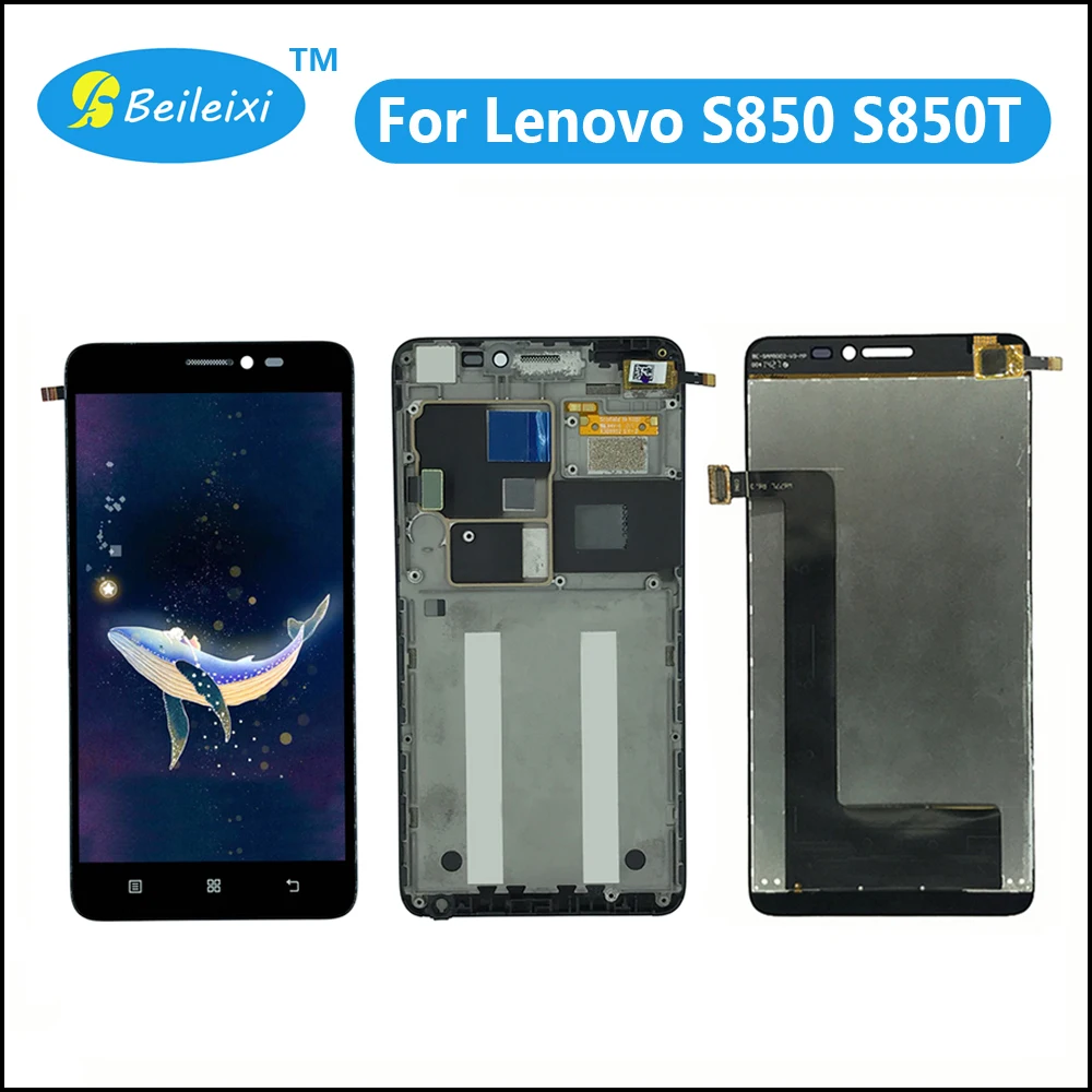 Для Lenovo S850 S850T ЖК дисплей кодирующий преобразователь сенсорного экрана в