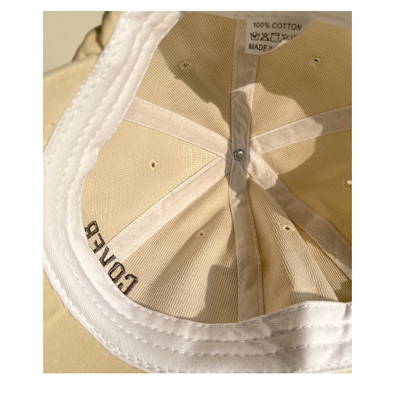 Повседневные бейсболки Foux для женщин и мужчин летняя Кепка с вышивкой букв