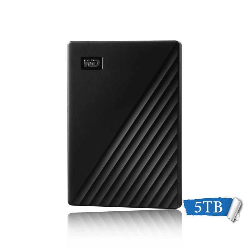 BLACK 5TB WD My Passport внешний жесткий диск HDD 1 ТБ 2 ТБ 4 ТБ портативный 2," HDD 2,5 USB 3,0 256 AES шифрование жесткого диска HD устройство хранения - Цвет: BLACK 5TB