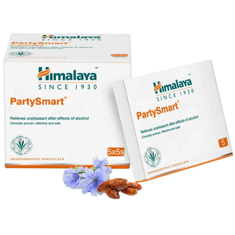 PartySmart 10X5s fatigue body aches, reduce alcohol consumption Relieve hangover Ayurvedic Herbs Herbal Natural Ayurveda