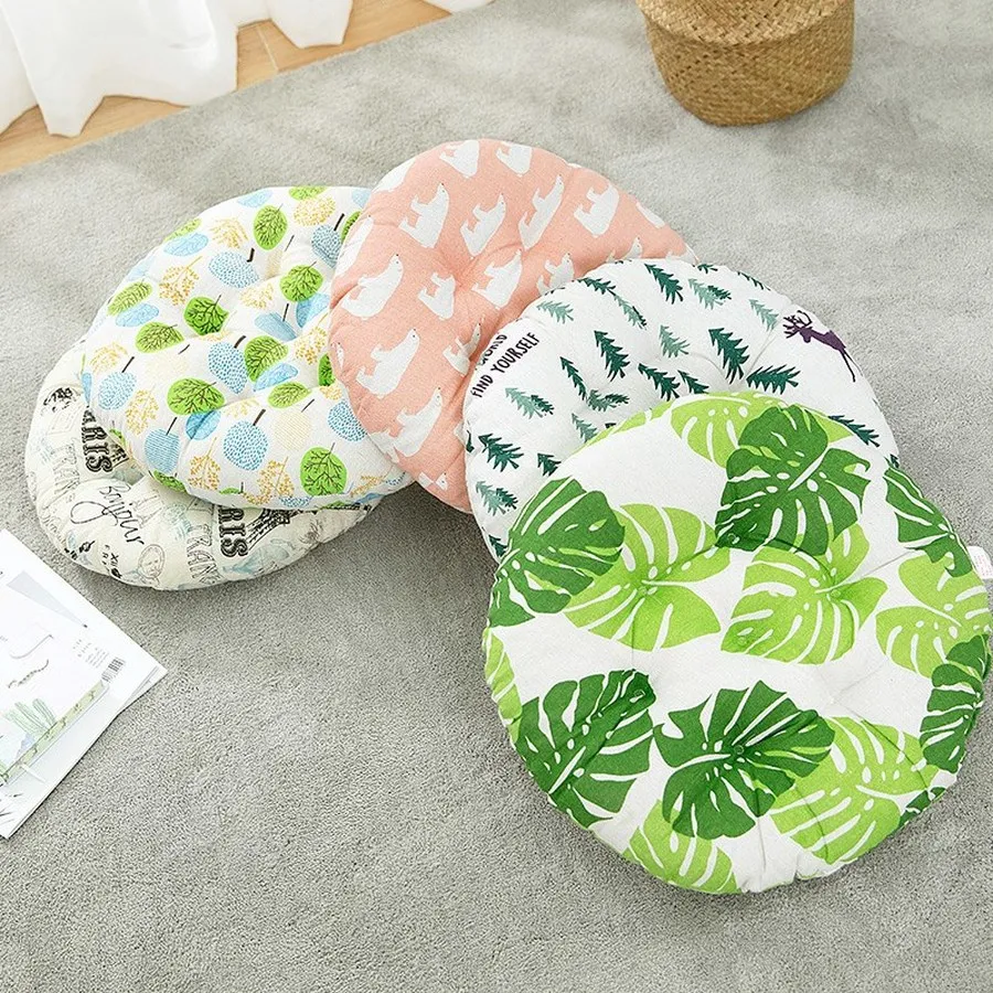 Утолщенные подушки для сидений стульев Корейская напольная Подушка круглая