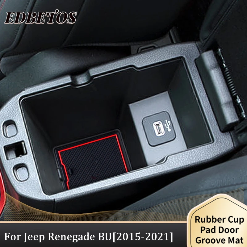 

For Jeep Renegade BU Accessories 2015 2016 2017 2018 2019 2020 2021 Center Console Organizer Tray