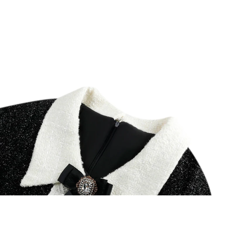 Женская обувь в винтажном стиле С отложным воротником с бантом Воротник Короткое