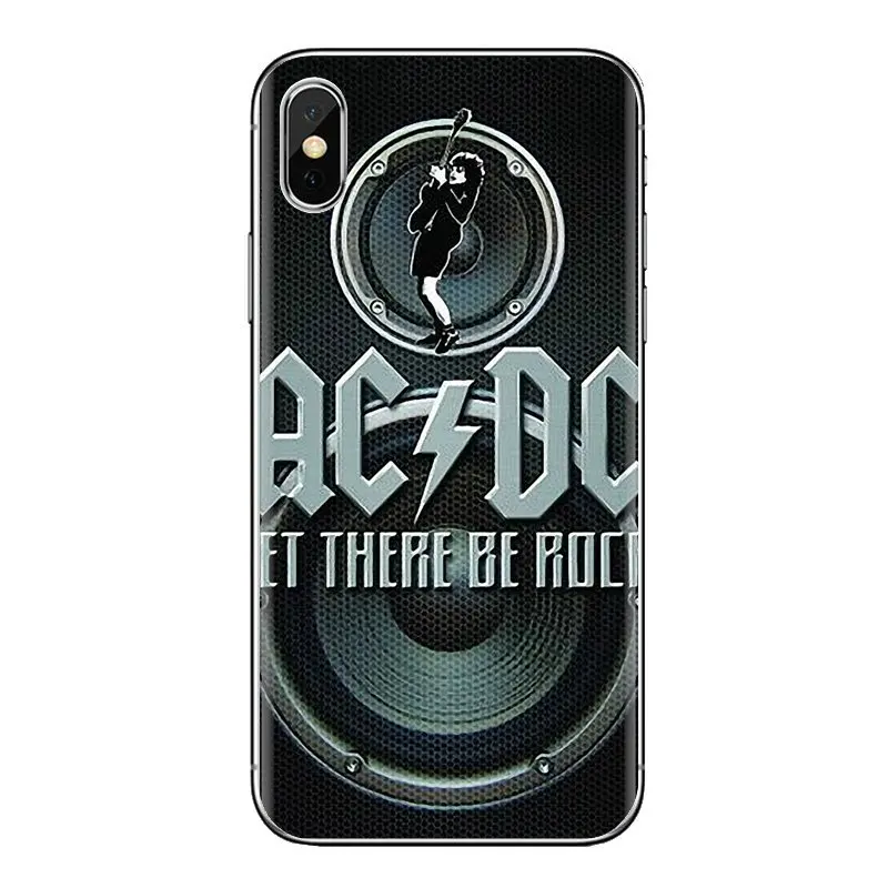 Музыкальный ремешок ACDC AC DC Malcolm Angus чехлы для телефонов Xiaomi Mi3 samsung A10 A30 A40 A50 A60 A70 Galaxy