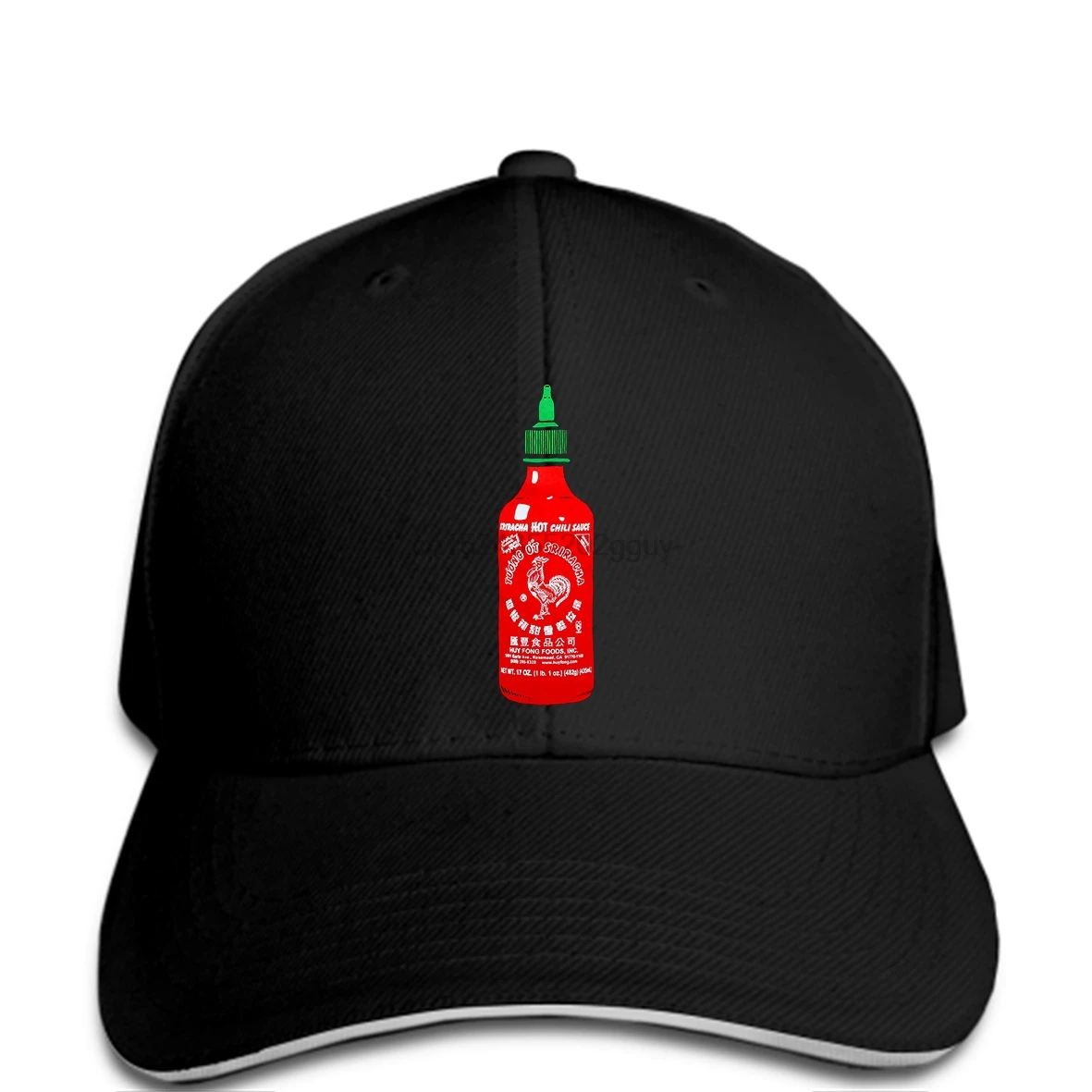 Забавная бейсболка Мужская Новинка Кепка Sriracha Tuong Ot бутылка иллюстрация - купить