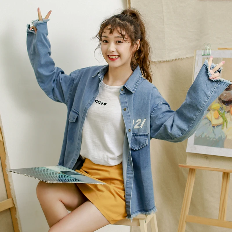 

Fashion new digital printed denim jacket