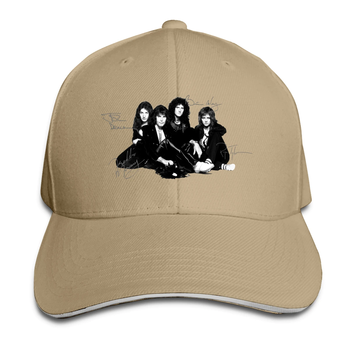 

Men's Baseball Cap Sun Hats Queen Music Band Quick Dry Breathable Men Hat Bone Trucker Cap