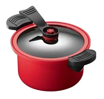 

Enamel Vacuum Pressure Cooker Soup Meats Pot Gas Stove Open Fire Induction Cooker Steamer Lid Stew Pot Non Stick Pot Cookware
