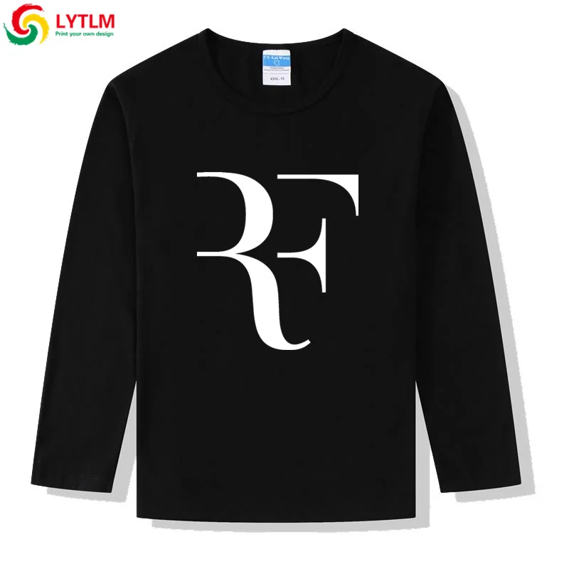 LYTLM/топы для мальчиков, осень, футболка Роджера Федерера, Fille, детская одежда, футболки для мальчиков и девочек от 8 до 12 лет, Geek, футболка, Garcon Camisetas - Цвет: CX LYCRA Black