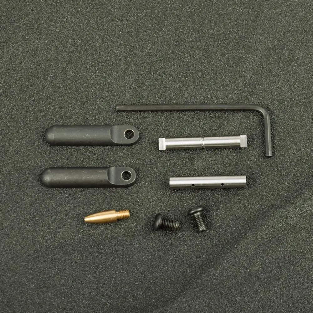 

Tactical Gen 2 .154 Non-Rotating Anti-Walk Pins with Black Side Plates Trigger Hammer Pins AR15 hunting accessories