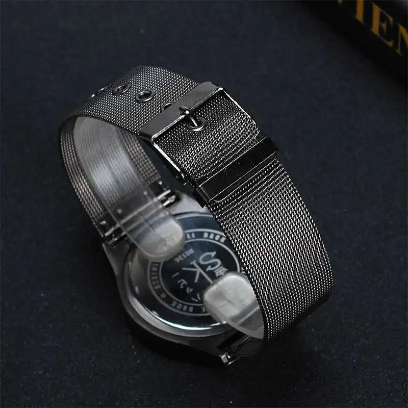 

Creative Whirlpool Aurora Turntable Watch Male Female Clock Ultra Thin Mesh Band Young People's Rotating Quartz Watches Relogio