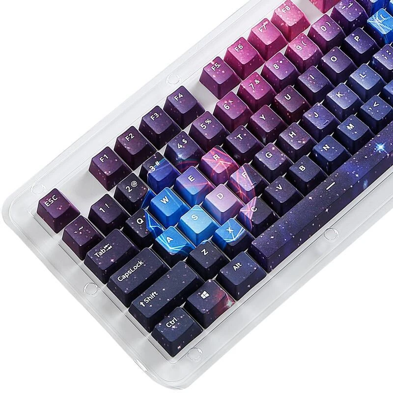 

PBT Keycap 104 Keys 5-Side Dye-Subbed Keycaps Mechanical Keyboard Keycaps Fit Cherry MX Switches for 61 87 104