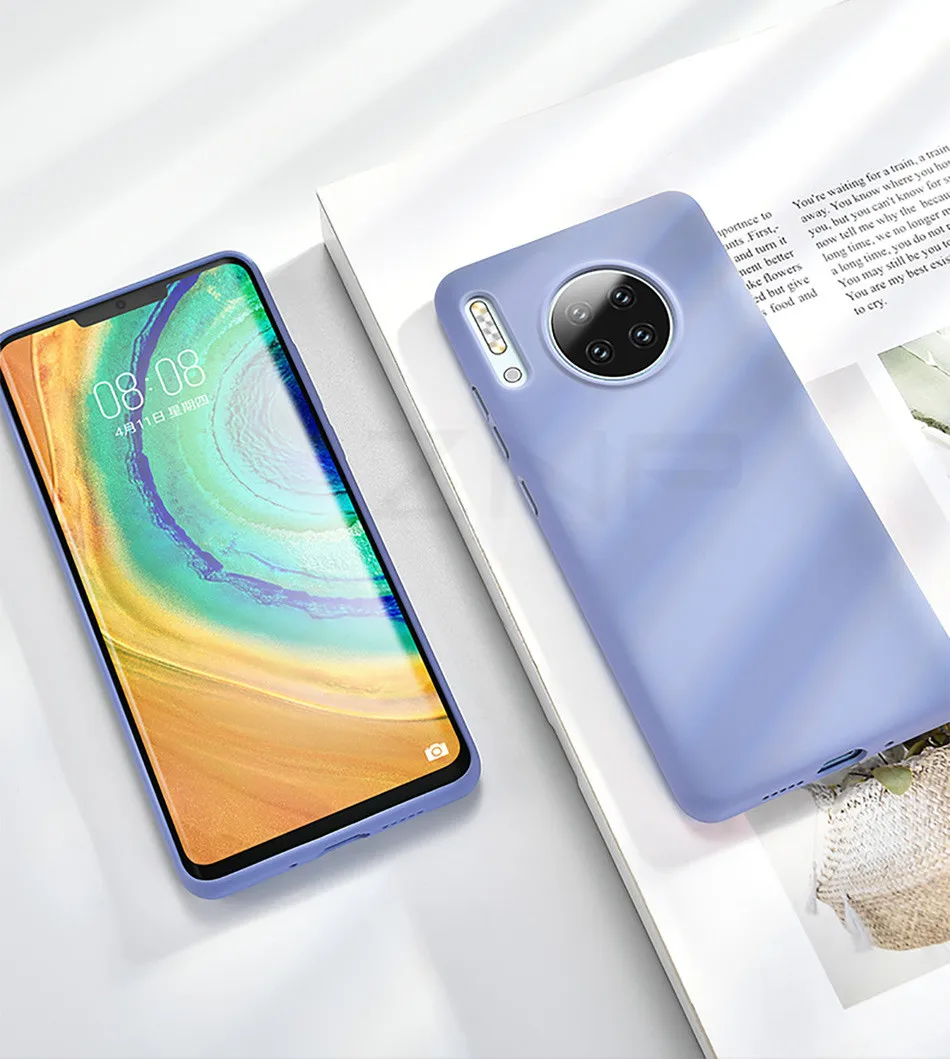 Чехол для телефона ZNP для huawei mate 20 10 30 P10 P20 P30 Pro Lite P Smart Z, жидкий силиконовый чехол для Honor 8x9 10 20 Lite Play