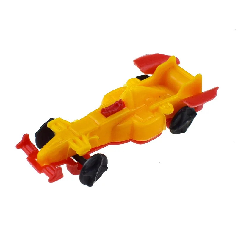 

20pcs/lot 4CM Mini Plastic Formula car Model Toys for Kid Gift