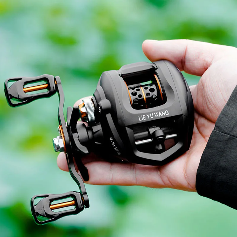 

Baitcasting Reel 6.3:1 Gear Ratio Carp Fishing Reel With Magnetic Brake single/Double brake Left Right Hand Casting Reels