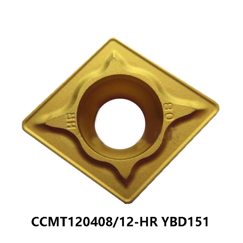 Оригинальные карбидные вставки CCMT120408-HR CCMT120412-HR YBD151 CCMT 1204 120408 120412 токарная