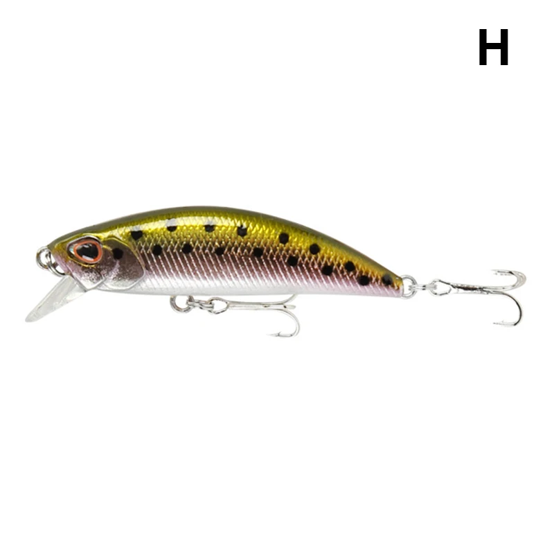 

5g/5.5cm Minnow Fishing Lure Lasers Hard Artificial Bait with 3D Eyes Fishing Tool PUZ777