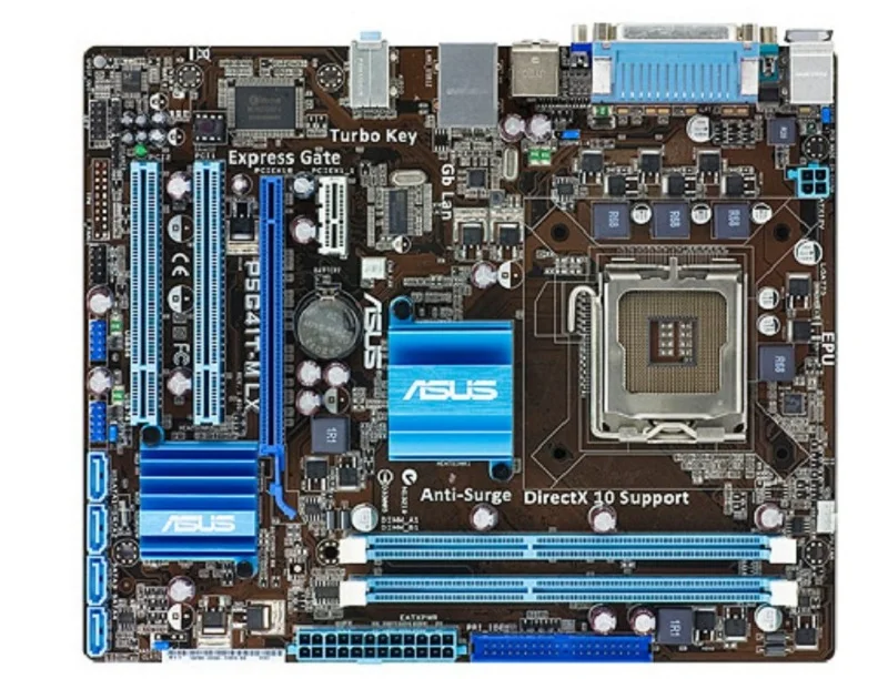 Asus P5G41T-M LX настольная материнская плата G41 Socket LGA 775 для Core 2 Duo DDR3 8G SATA2 VGA uATX