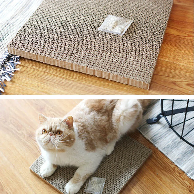 Домашнее животное Кошка Кровать Дом складной гофрированная Бумага Уютный