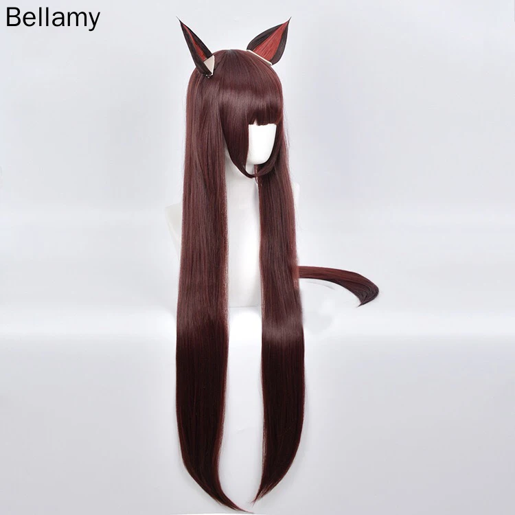 Аниме Азур Лейн Сакура Empir Саки Косплей hairwear темно Средний коричневый косплей