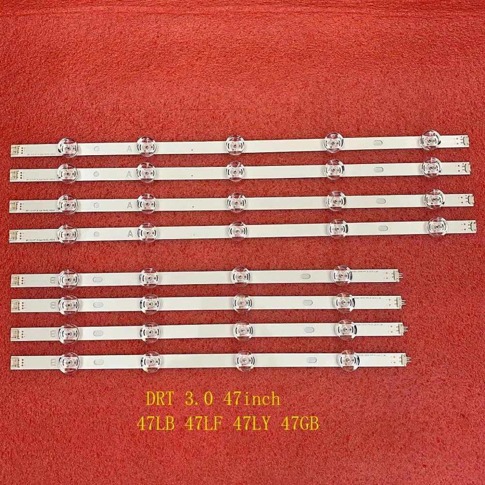 8 шт./компл. светодиодный фонарь для LG 47LB570V 47LB6200 47LB5300 47LB5550 47LF5500 47LF6200 LG47LY340C 47GB651C