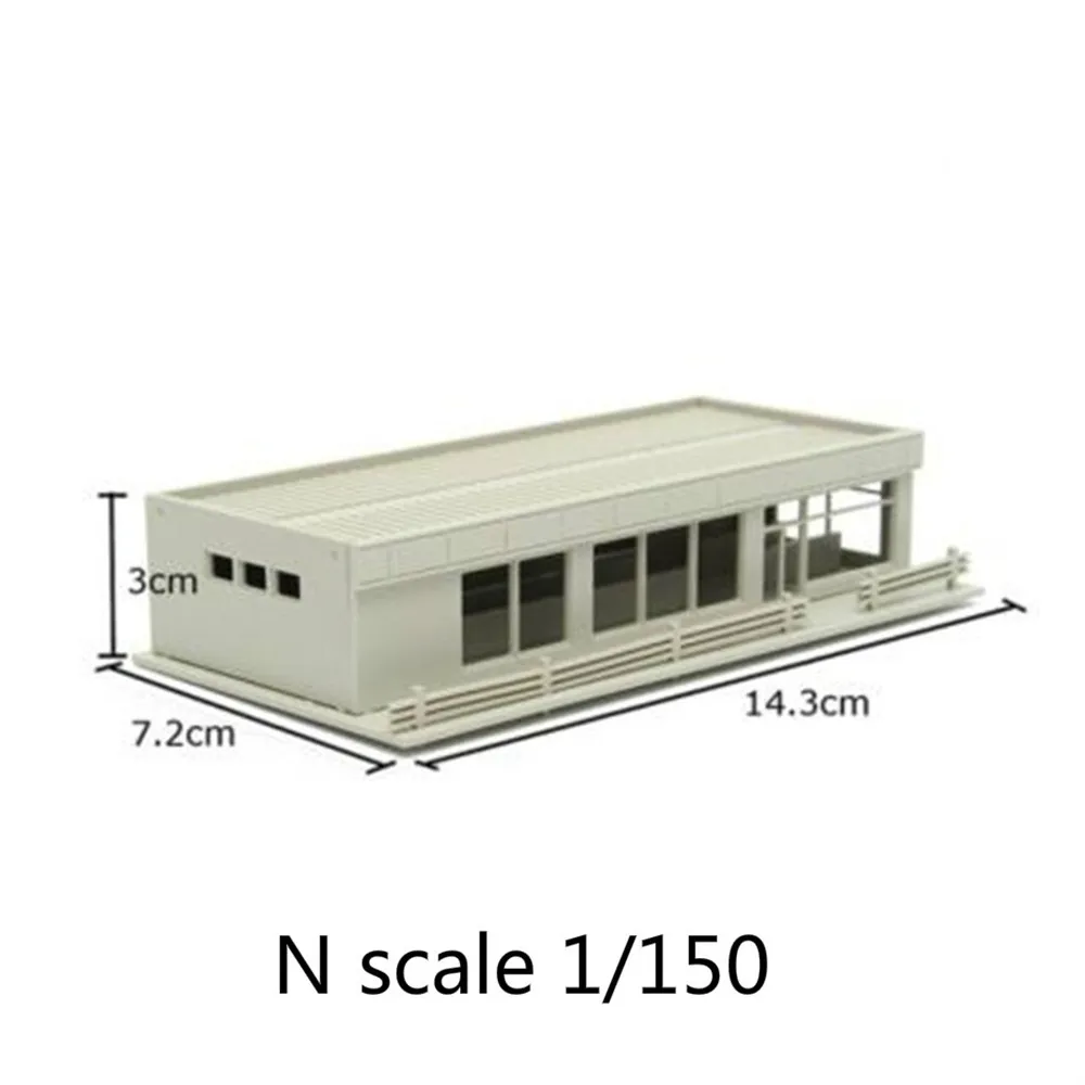 

Diorama N масштаб пластиковое здание удобство магазин модель Сделай Сам 1:150 песок стол макет архитектурные материалы 14,3*7,2*3 см