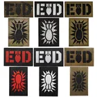 Обезвреживание взрывоопасных снарядов EOD инфракрасный ИК Мультикам бомба отряд лазерный крючок патч Светоотражающие Военная эмблема аппликации нарукавная повязка