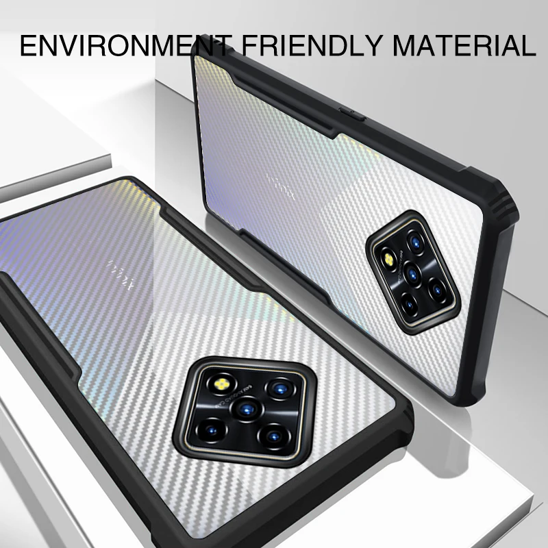 

Rzants Infinix Zero 8 Ultra thin Case Carbon Beetle Hybrid Shockproof Slim Bemper Cover Phone Casing