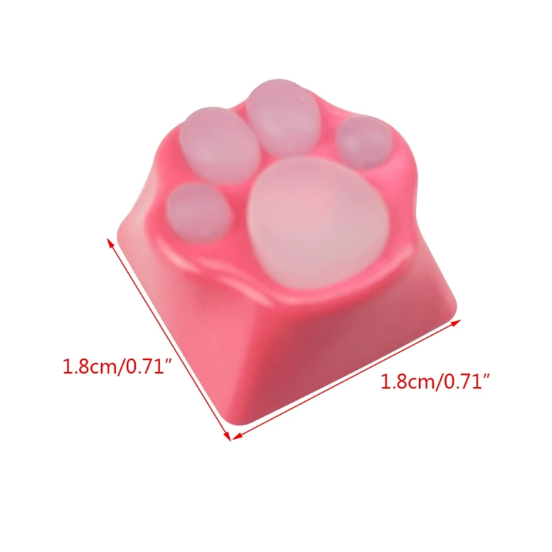 

Aluminum alloy Personality Lovely Kitty Paw Artisan Cat Paws Pad Mechanical Keyboard KeyCaps for cherry MX Switches