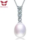 2017 Brand Romantic Water Drop Pearl Pendants amp; Necklace For Women, AAAA Pearl 9-10mm Fashion Jewelry Pendant