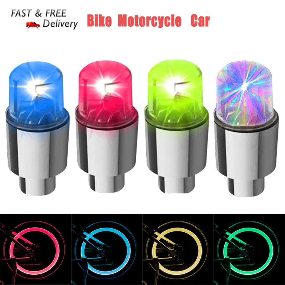 Светодиодный фонарь для заглушки вентиля мотоцикла велосипеда автомобиля