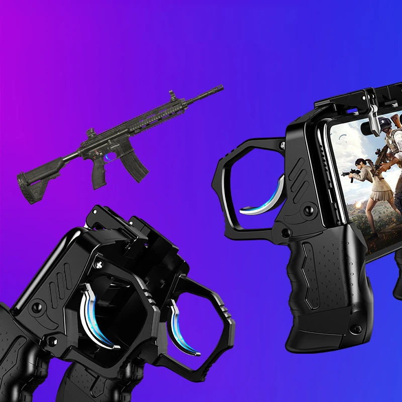 Новый PUBG Mobiele геймпад Joy Stick Metalen L1 R1 триггер игровой шутер контроллер для IPhone Xr 7 8