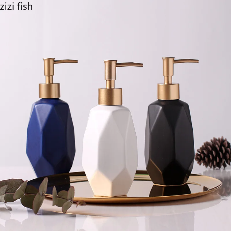 350 мл креативная Скандинавская бутылка для дезинфекции рук Геометрическая