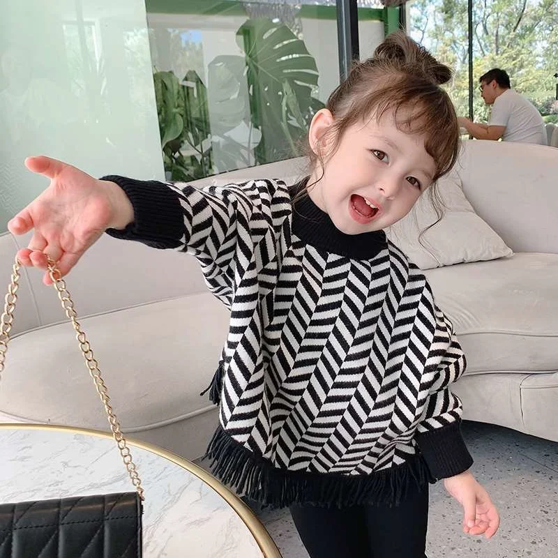 

Autumn Baby Girl Winter Clothes Pullovers Children Baby Girls Sweaters Tops Clothing Long Sleeve Casual Kids Tiny Cottons Cute