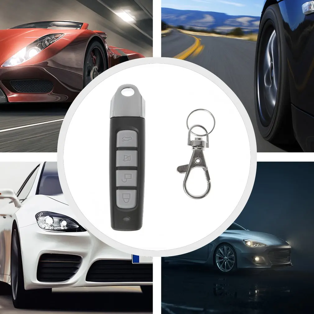 433MHZ Remote Control 4 Channe Garage Gate Door Opener Duplicator Clone Cloning Code Car Key 12V | Электроника