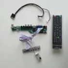 Плата драйвера контроллера VGA AV LCD светодиодный TV USB для комплекта кабелей BT156GW01 V.1V6VA 1366X768