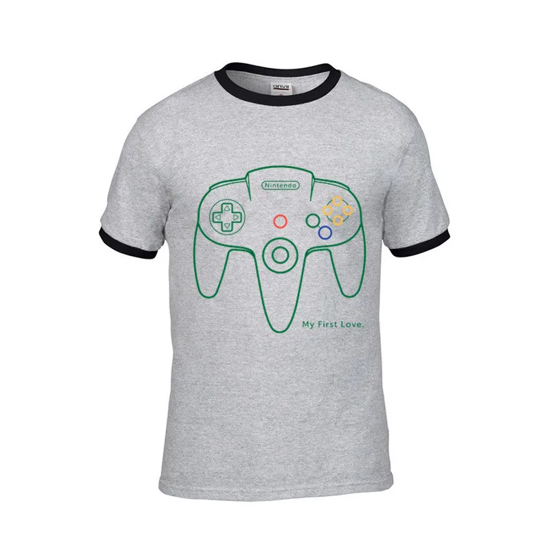 2020 Веселые винтажные Nintendo 64 контроллеры художественные мужские футболки игровые