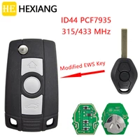 he xiang remote control smart car key for bmw 1 3 5 7 e46 e39 ews system id44 pcf7944chip 315433mhz replacement modified key
