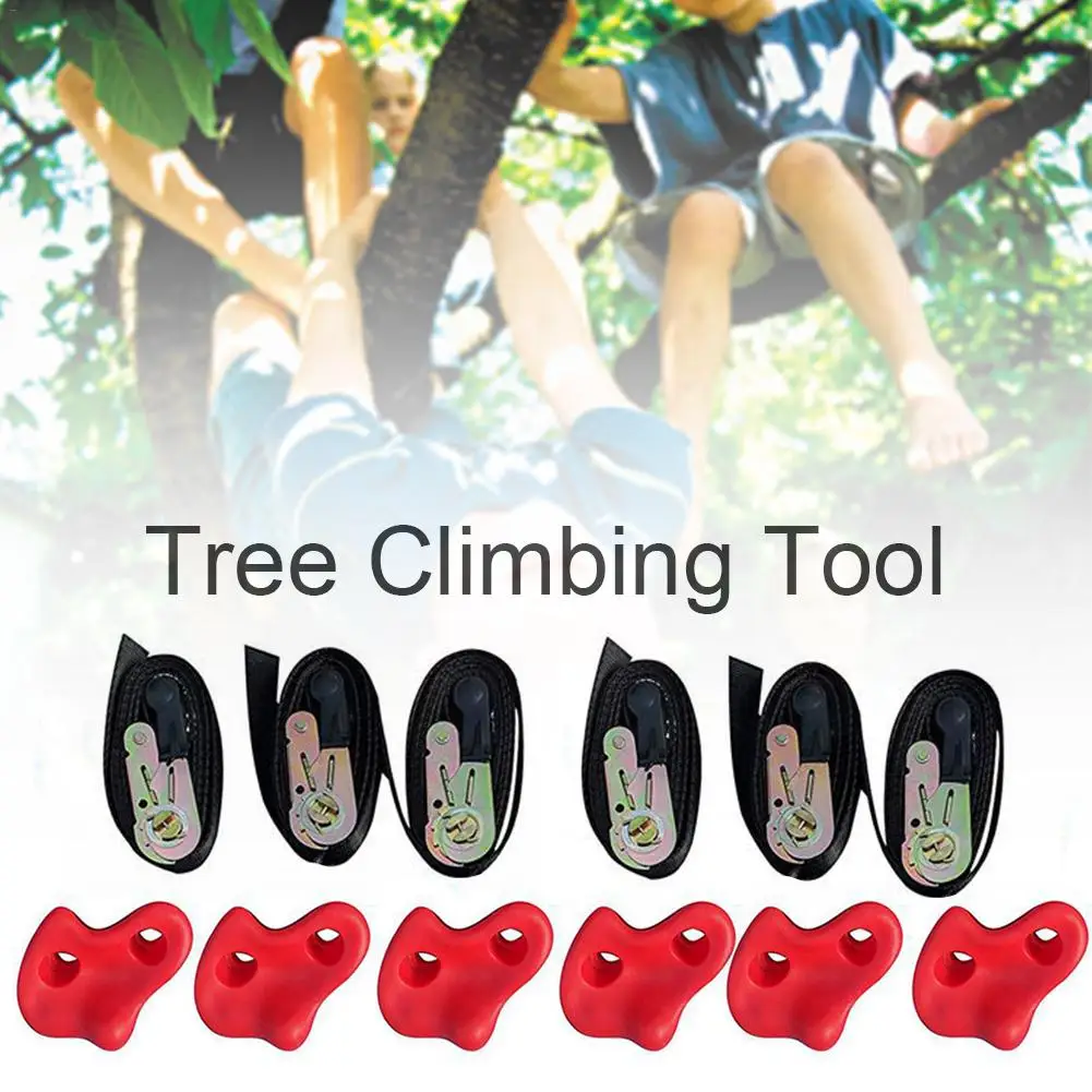 12 шт./компл. пластиковые камни для скалолазания на дереве разные цвета детей