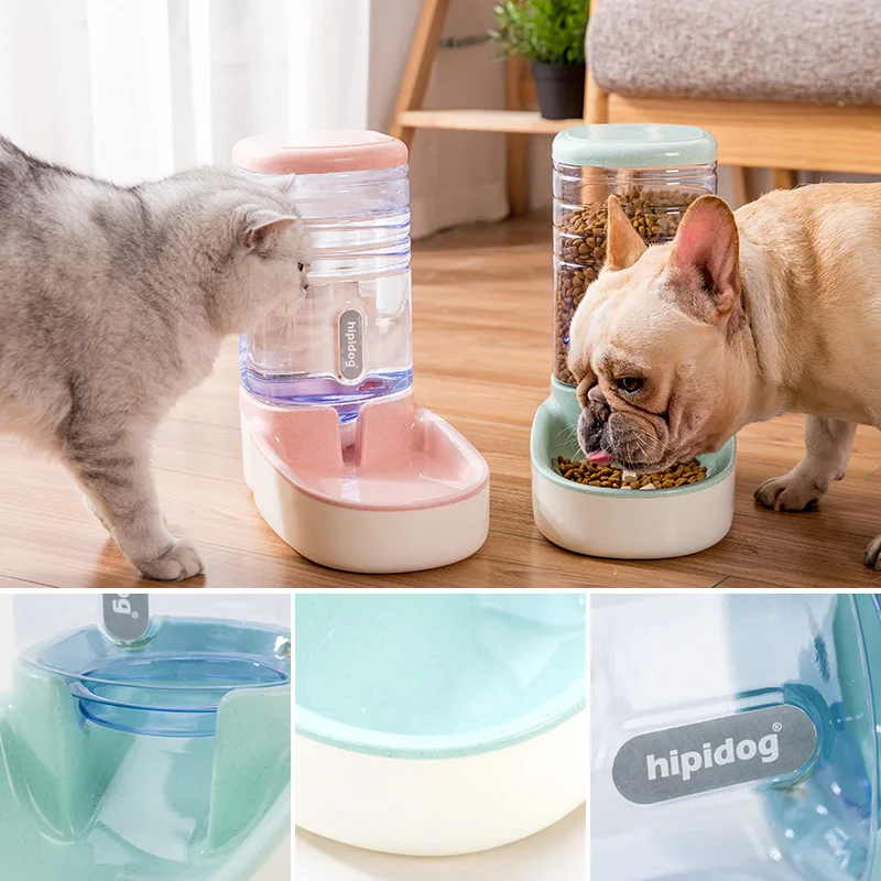 Hipidog Высокая емкость Автоматическая миска для собак воды большая домашних