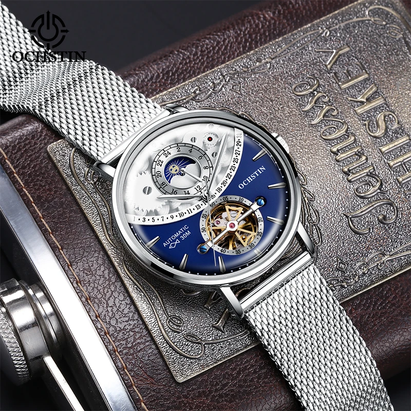 OCHSTIN Для Мужчин's механические часы лучший бренд Роскошные наручные Бизнес