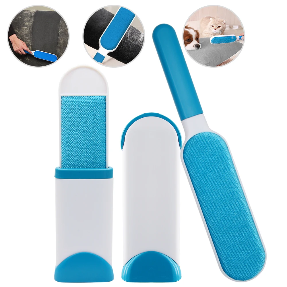 3 pcs/1Set Pet Hair Remover Brush Quick Makeup Remover Clothes Brush dog Hair Paste Device Cleaning Brush tool Pet Beautician