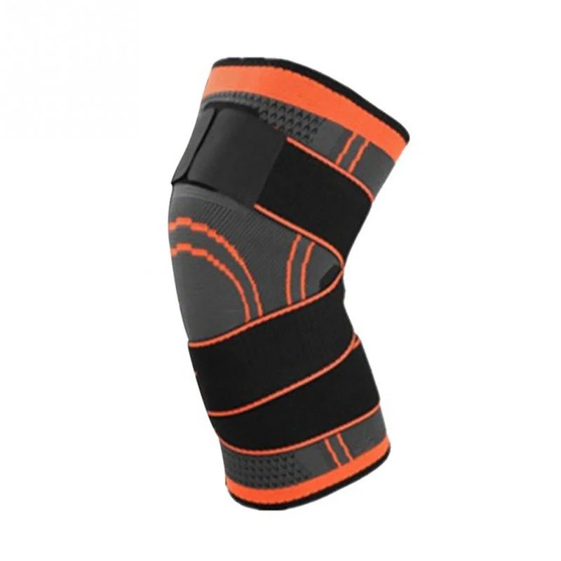 

Sports Kneepad Men Pressurized Elastic Knee Pads Support Fitness Equipment Basketball Volleyball Brace Protector Sports Safety
